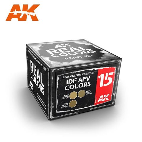 AK Interactive Real Colours Idf Afv Colours Set