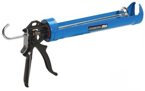 Heavy Duty Caulking Gun Blue 215mm