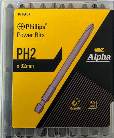 PH2 Phillips Power Bits