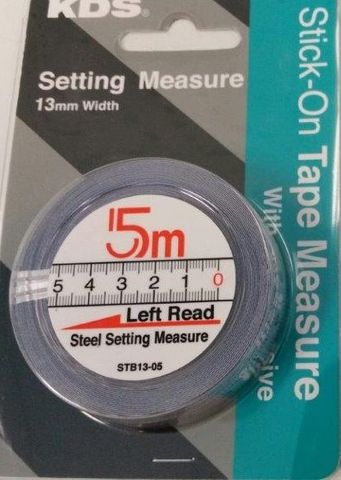 5M Left Read Flat Tape Self Adhesive