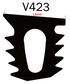 Glazing Wedge 11mm Gap 80M (V423) to Fill a 11mm Gap