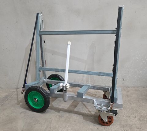 Gal. 2 Bar H/D Slab Trolley 4 Ledger S/W 555kg