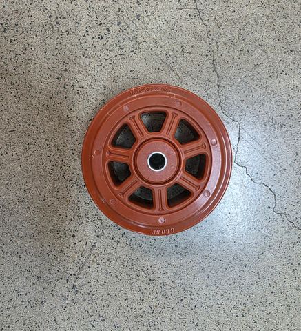 125mm Brown Trolley Wheel Only