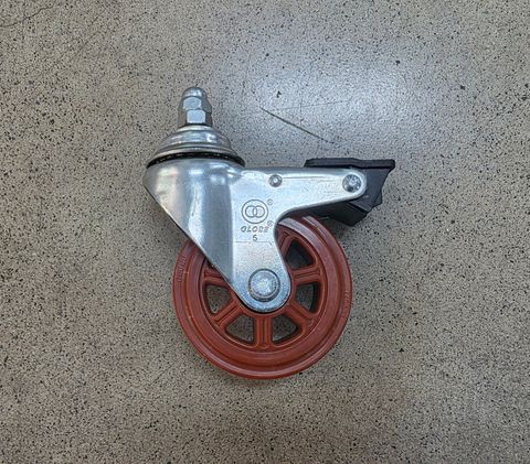 125mm Stem Fix Swivel Caster Wheel/Brake