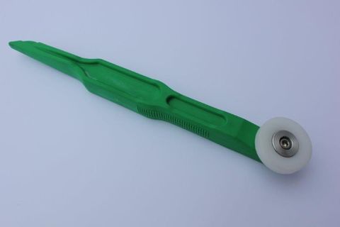 Green Plastic Wedge Roller