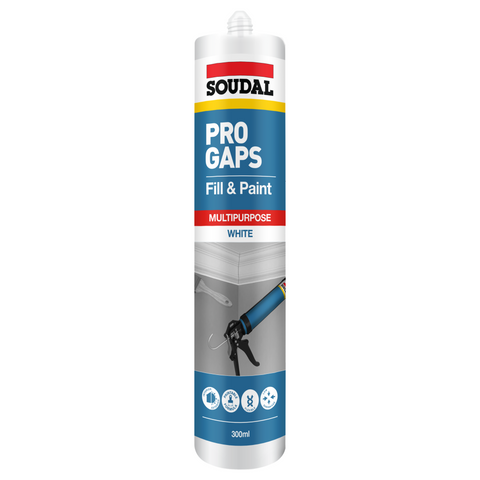 Fill & Paint Gap Filler White 300ml  (12)