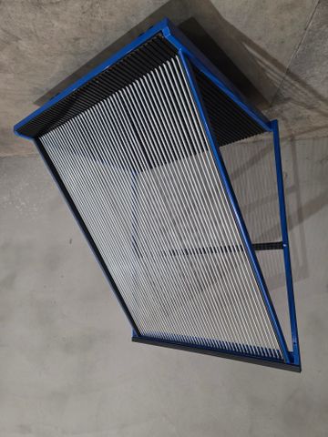 09 Harp Rack Trolley 50 Slots x 10mm on Wheels