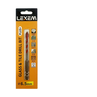 Lexem 6.5mm 4 Blade Spearpoint Drill Hex Shank