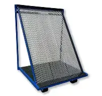 11 32 Slots x 25mm Harp Rack Trolley on Wheels