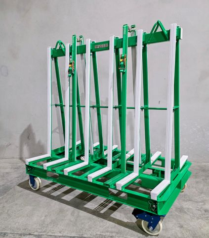 Green Economy 1500L x 1220LH Narrow A Frame Trolley 3T W
