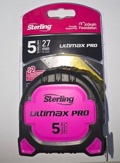 5M Sterling PINK Ultimax Pro Tape Measure