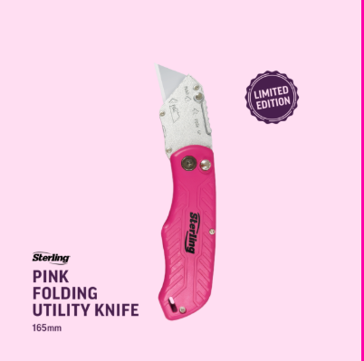 Folding Utility Knife PINK