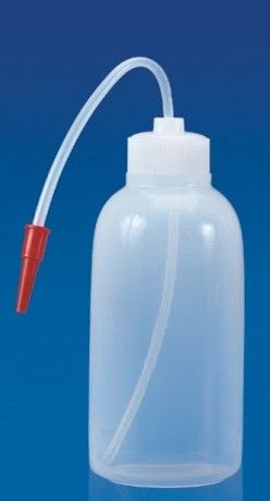 Wash Bottle with Straw