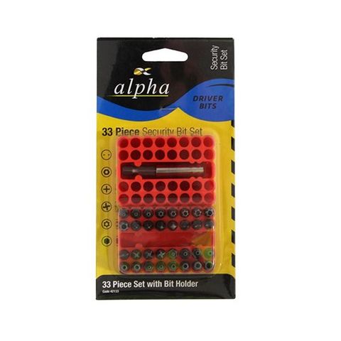 Security Bit 33pc Set