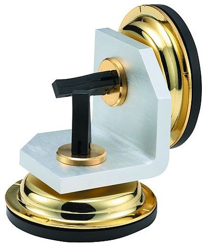 KM R/Angle 75mm 90Deg Vacuum Holder Brass