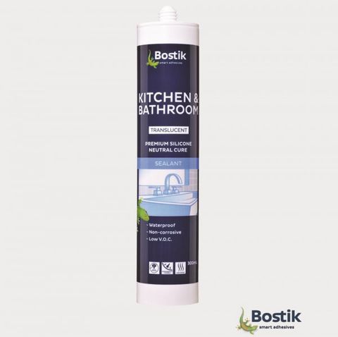 Bostik Kitchen and Bathroom Neutral Silicone Cartridge