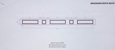 Bradnams Safeglass Strip 500mm