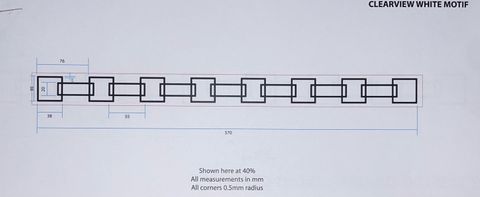 Clearview Safeglass Strip 500mm