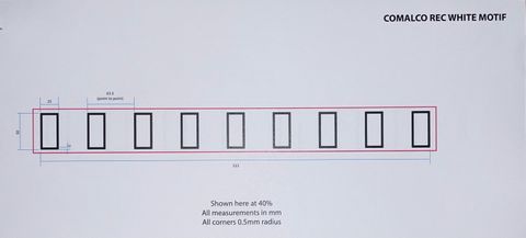 Comalco #2 Safeglass Tape Strip or Roll