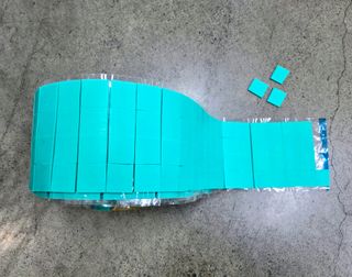 37mm x 4.5mm Green Ship/Pad 1650P Roll