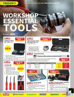 Tridon Workshop Essential Tools 1 June - 31 July 2026
