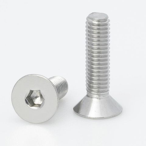 STAINLESS CSK SOCKET SCREW M10X20