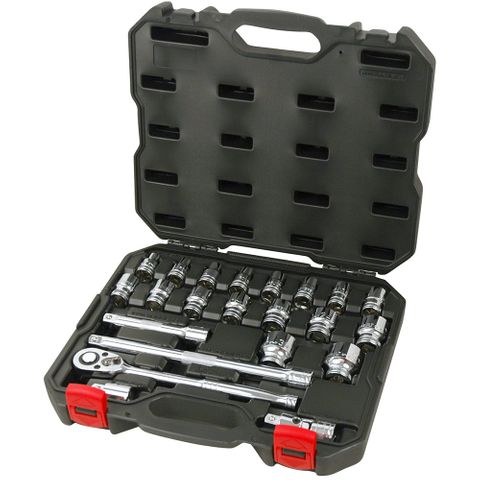 POWERBUILT 1/2DR 23PC. METRIC SOCKET SET