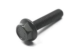 FLANGED HEAD HEX BOLT UNF 1/2X2 BLK