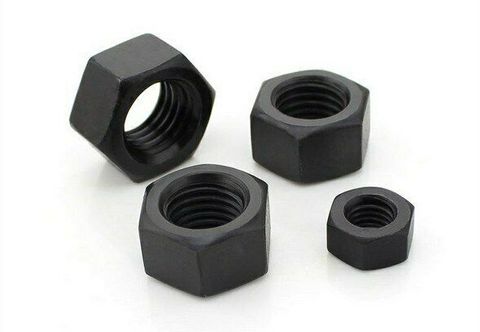 HEX NUT 24mmX1.50 BLACK CL8.8