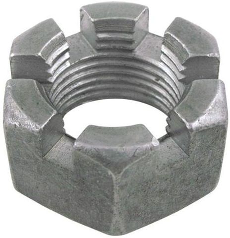 CASTLE NUT 27X1.50 C8.8 BLK