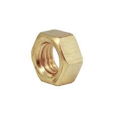 BRASS HEX NUT 3/8 UNF