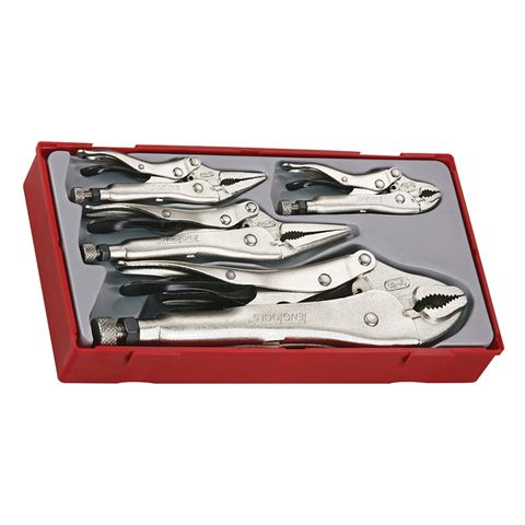 TENG 5PC. POWER GRIP PLIER SET IN TRAY