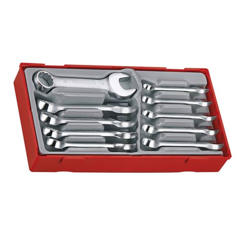 TENG R&OE STUBBY SET 10PC 10-19mm IN TRAY