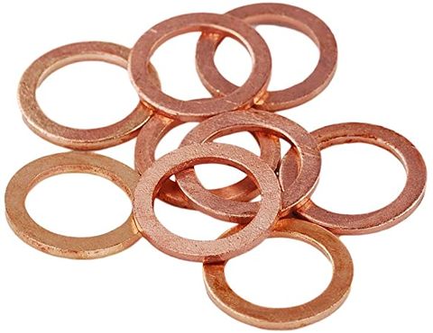 METRIC COPPER WASHER M8 X 16 PACK100