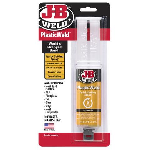 PLASTICWELD EPOXY SYRINGE ''JB WELD''