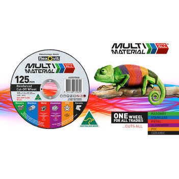 CUT OFF DISC 125X1.0X22 MULTI MATERIAL