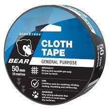 DUCT TAPE (CLOTH) SILVER 50mmX25MtrCT25