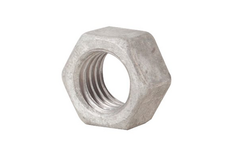 HEX NUT HI STRNGTH.CL8.8 FRICTION GRIP HD GALV. M22