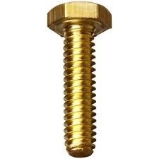 HEX HD BRASS M10X40 BOLT ONLY