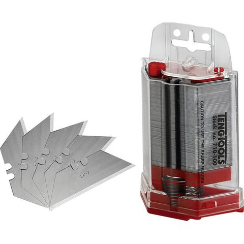 TENG UTILITY KNIFE BLADES STND.100PACK
