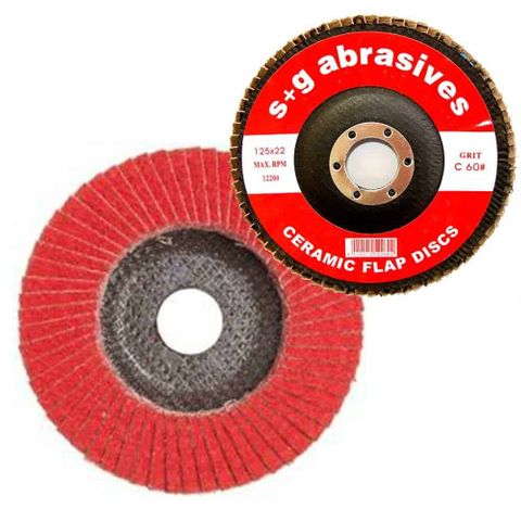 FLAP DISC CERAMIC 100 X 16 80G