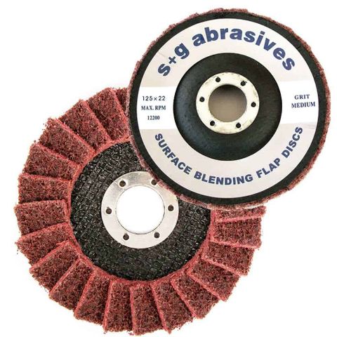 FLAP DISC D/C 125 SURF MED SURFACE CLEAN