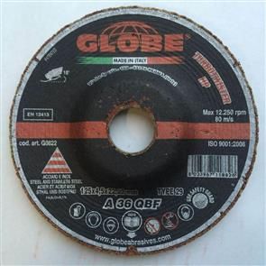 GLOBE D/C GRINDING DISC INOX 125X22X6mm