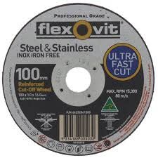 100MMx1.6 FLEXOVIT CUTOFF DISC