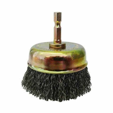 JOSCO BRUSH CUP CR 60MM 6MM SPINDLE 0.30MM BC