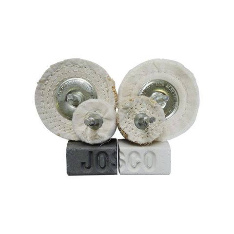 JOSCO POLISHING KIT 50 & 100 6PCE 6.3 HEX SPINDLE