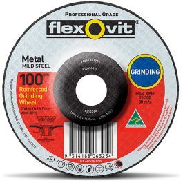 100MMx6.0 FLEXOVIT D/C GRINDING DISC