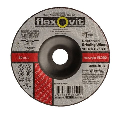180MMx6.8 FLEXOVIT D/C GRINDING DISC