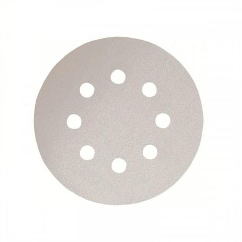 SANDING DISC VELCRO 125MM 8 HOLE 40G