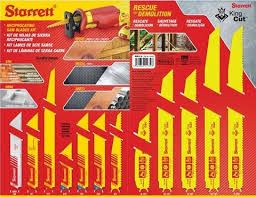 STARRETT RECIPROCATING SAW BLADE KIT 12PC